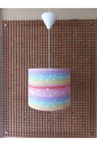 Naturel Lighting Tekli Gri Halat Modern Halat Salon-Oturma Odası Avize