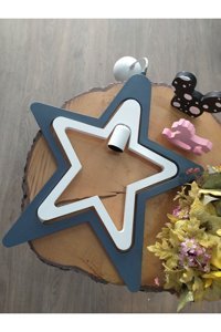 Modelight Tekli Gri Plastik Modern Plastik Salon-Oturma Odası Avize