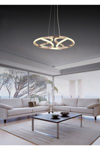 Bsa Lıghtıng Çisem 5'li Siyah Sarkıt Metal Salon-Oturma Odası Avize