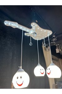 Eglo Minting Tekli Beyaz Prizma Modern Çelik Salon-Oturma Odası Avize