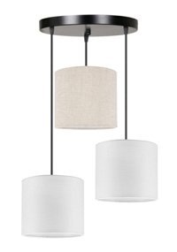 Ladco Aydınlatma M-7106-20-1 Tekli Siyah Sarkıt Modern Alüminyum Salon-Oturma Odası Avize