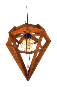 Het Concept 1359 Tekli Mavi Pasta Modern Kumaş Bebek-Çocuk Odası Avize