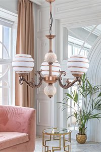 Crystal Palace Tekli Lacivert Sarkıt Modern Cam Salon-Oturma Odası Avize