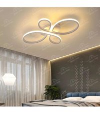 Vk Home Aydınlatma 3'lü Beyaz Sarkıt Modern Cam Salon-Oturma Odası Avize