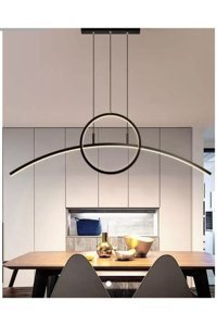 Luna Lighting 4461-18-01 Tekli Beyaz Hasır Rustik Bambu Salon-Oturma Odası Avize