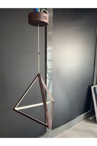 Vk Home Aydınlatma Kent 4'lü Siyah Metal Modern Metal Salon-Oturma Odası Avize