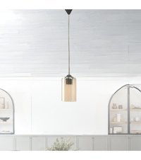 Perateknoloji 4'lü Siyah Ledli Modern Alüminyum Salon-Oturma Odası Avize