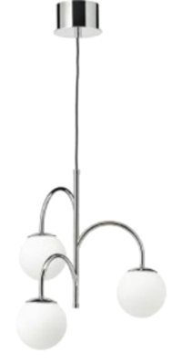 Hikioe 5'li Kahverengi Ledli Modern Ahşap Salon-Oturma Odası Avize