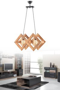 Bby Home & Desıgn Damian Tekli Gri Sarkıt Modern Kumaş Salon-Oturma Odası Avize