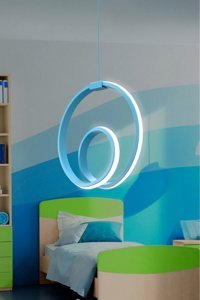 Rattam Cloud Tekli Kahverengi Sarkıt Modern Bambu Salon-Oturma Odası Avize
