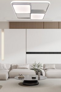 Ladco Aydınlatma A-283-2S 2'li Siyah Boru Modern Alüminyum Salon-Oturma Odası Avize