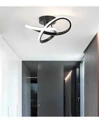 Bulut Lambası Tekli Beyaz Modern Plastik Salon Avize