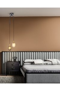 Oia Light Olr313 Castor Tekli Bej Modern Bambu Salon Avize