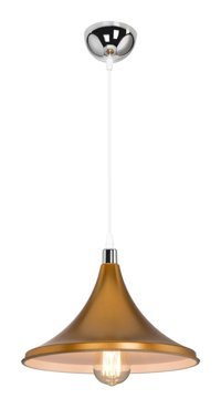 Luna Lighting 3149-1-03 Merit Tekli Sarı Ledli Modern Metal Salon-Oturma Odası Avize