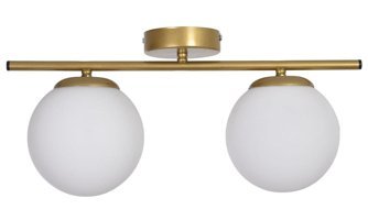 Luna Lighting 4117-5As Fico 5'li Sarı Çubuklu Modern Metal Salon-Oturma Odası Avize