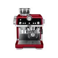 Delonghi EC 9355.M 1450 W Paslanmaz Çelik Tezgah Üstü Kapsülsüz Öğütücülü Manuel Espresso Makinesi Kırmızı
