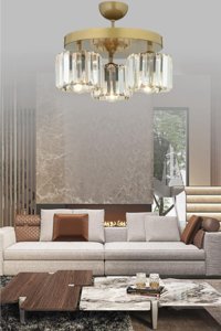 Homing 241441 Tekli Bej Baskılı Modern Kumaş Bebek-Çocuk Odası Avize