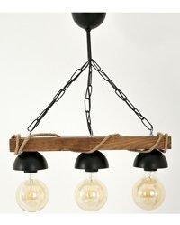 Luna Lighting 6'lı Altın Sarkıt Modern Metal Salon-Oturma Odası Avize