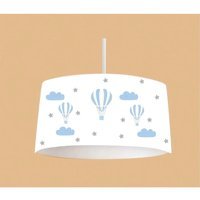 Fico Home Tekli Mavi Ledli Modern Metal Bebek-Çocuk Odası Avize