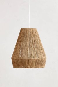 Talia Home Tekli Gri Baskılı Modern Kumaş Bebek-Çocuk Odası Avize