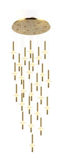 Voxlamp Lighting Solutions 3'lü Siyah Sarkıt Modern Ahşap Salon-Oturma Odası Avize