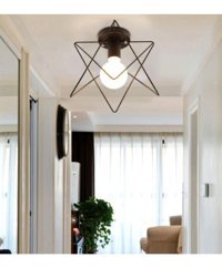 Burenze Tekli Altın Ledli Modern Metal Salon Avize