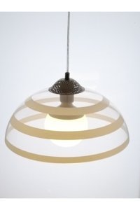 Arpleks Tekli Pembe Plastik Modern Plastik Genç Odası Avize