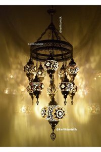 İnstababyrooms Tekli Çok Renkli Modern Kumaş Bebek-Çocuk Odası Avize