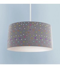 Aydınhomelight Tekli Lacivert Modern Kumaş Salon-Oturma Odası Avize