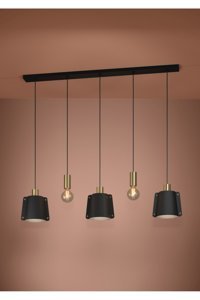 Eglo Tekli Kahverengi Sarkıt Modern Halat Salon-Oturma Odası Avize
