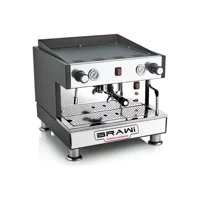 Brawi K-One M 1900 W Tezgah Üstü Kapsülsüz Öğütücülü Manuel Espresso Makinesi Siyah