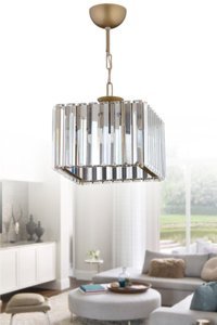 Hmydesign Dl169 Hsra-44 Tekli Bej Modern Hasır Salon-Oturma Odası Avize