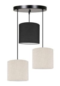 Ladco Aydınlatma Zc-571-1A-S Tekli Siyah Ledli Modern Alüminyum Salon-Oturma Odası Avize