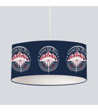 Catluz Tekli Siyah Kumandalı Ledli Modern Alüminyum Salon-Oturma Odası Avize