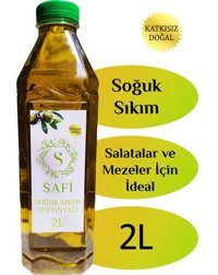 Safi Organik Polifenolsüz Soğuk Sıkım Pet Sızma Zeytinyağı 2 lt