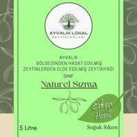 Ayvalık Organik Polifenollü Soğuk Sıkım Erken Hasat Teneke Sızma Zeytinyağı 5 lt