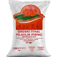 Orti Pilavlık Beyaz Pirinç 25 kg