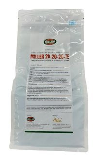Miller 20-20-20 +te NPK Gübre Harmanlanmış Gübre 2.27 kg