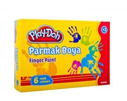 Play-Doh Pr001 30 ml 6'lı Çok Renkli Parmak Boyası