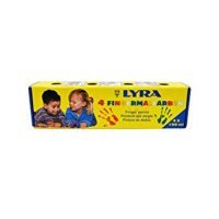 Lyra 100 ml 4'lü Çok Renkli Parmak Boyası