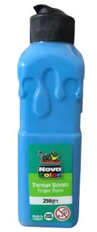 Nova Color Nc-443 250 ml Mavi Parmak Boyası