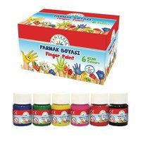 Fantasia 20 ml 6'lı Çok Renkli Parmak Boyası