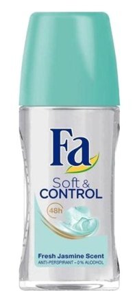 Fa Soft&Control Pudrasız Ter Önleyici Antiperspirant Roll-On Kadın Deodorant 4x50 ml