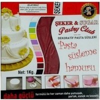 Şeker & Sugar Bordo Şeker Hamuru 1 kg