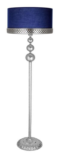 Vinner Üçlü Küre Metal Ayaklı Tek Ayak Silindir Lambader 160 cm Lacivert