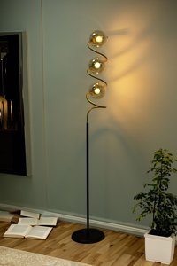 Vinner Vista Metal Ayaklı Tek Ayak Küre Lambader 165 cm Gold