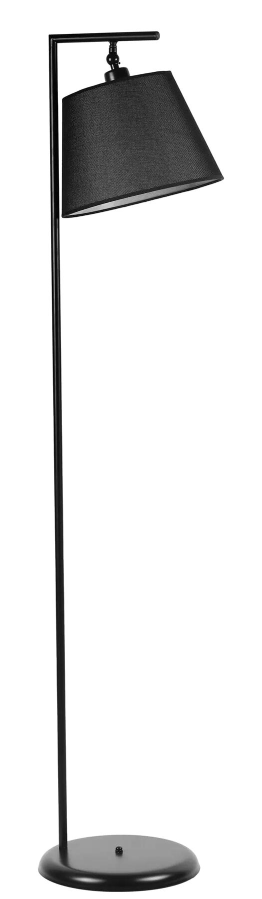 Smart Pramit Hasır Metal Ayaklı Tek Ayak Şapka Lambader 154 cm Siyah