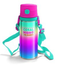 Coral High Pipetli Renkli Okul Çocuk Matara 600 ml