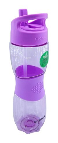 Globox Pipetli Mor Okul Çocuk Matara 550 ml