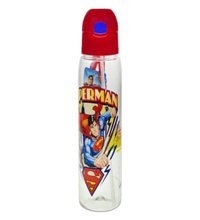 Tuffex Tp 726-51 Superman Pipetli Kırmızı Okul Çocuk Matara 500 ml